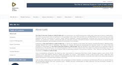 Desktop Screenshot of filmtvguildindia.org