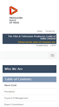 Mobile Screenshot of filmtvguildindia.org